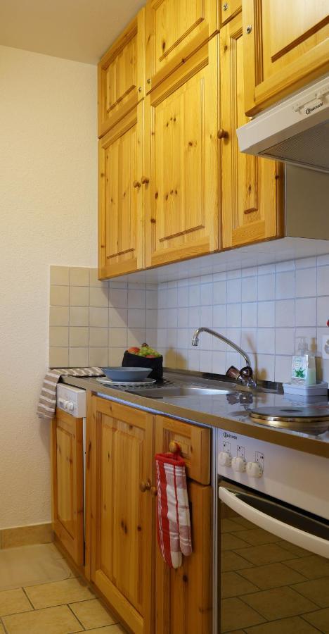 Zentrale Wohnung In St. Moritz Mit Grossem Balkon Exterior foto